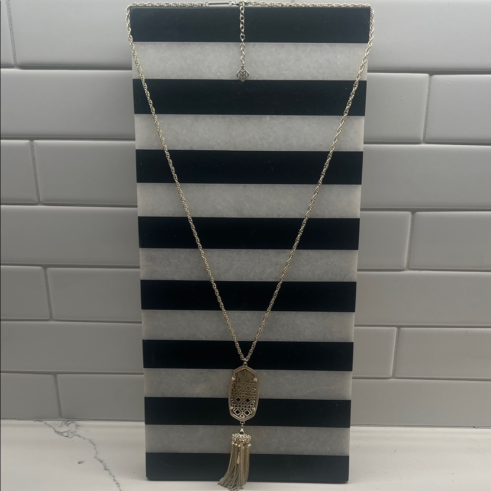 Kendra Scott Gold Tassel Necklace